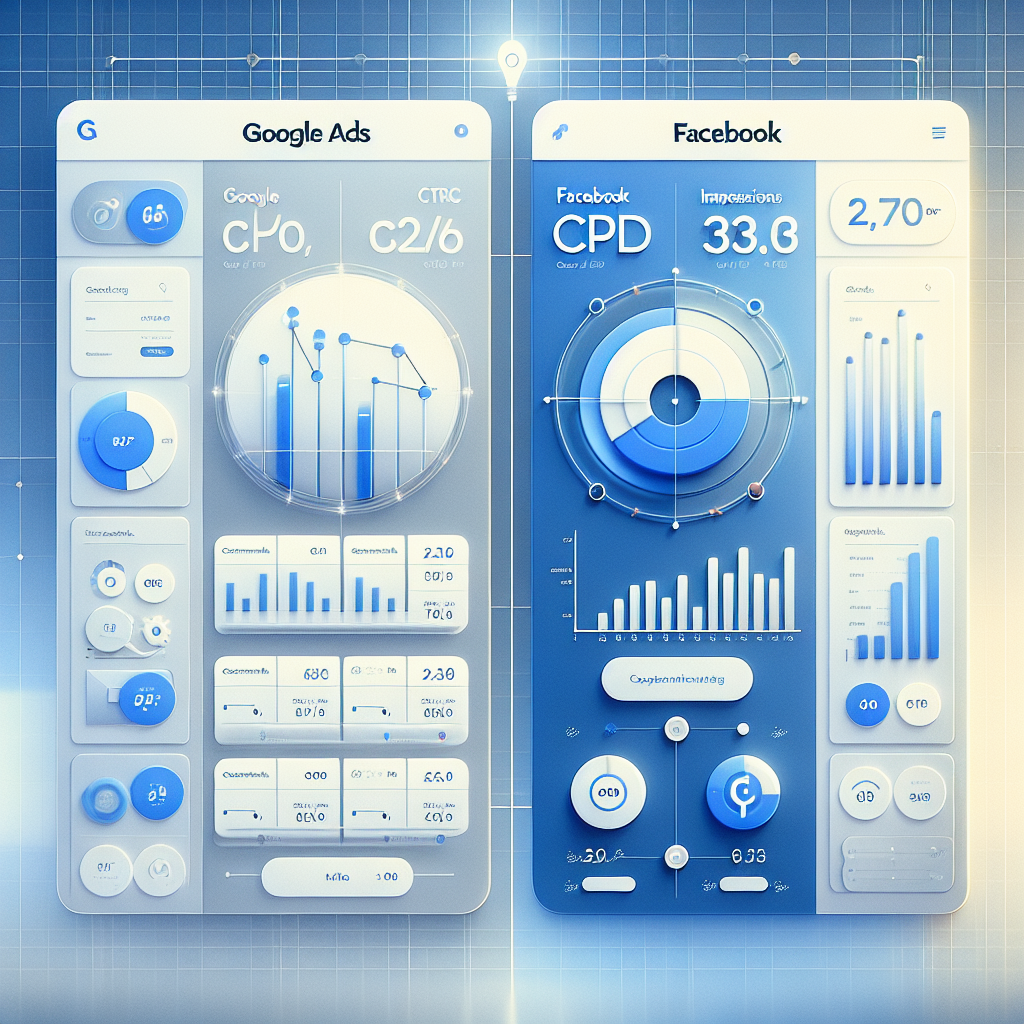 Google Ads與Facebook廣告成本比較分析