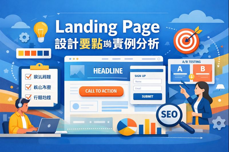 Landing Page 設計要點與實例分析